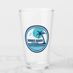 Verre Burkes Beach Caroline du Sud Palm Tree Birds