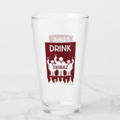 Verre Buveurs de vin de Shiraz (Dos)