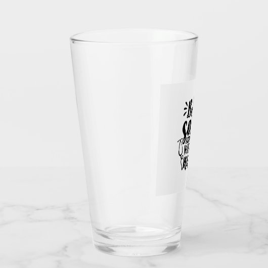 Verre Buvez En Toute Sécurité Avec Un Autocollant Infirm (Droite)