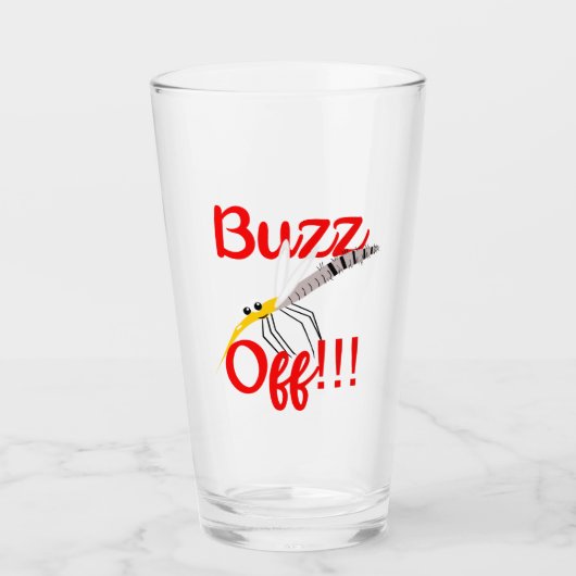 Verre Buzz Off Glass (Devant)