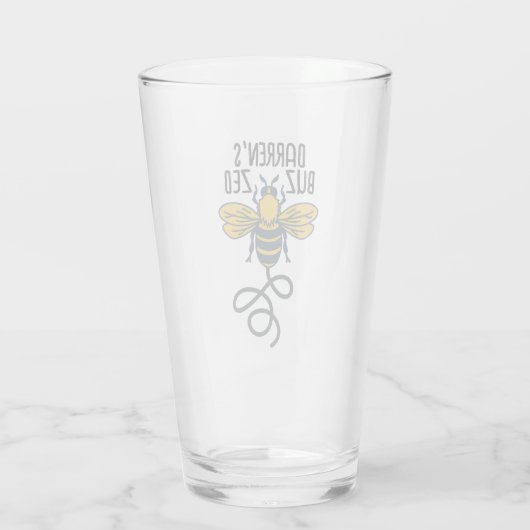 Verre "Buzzed" avec Bee Custimizable Beer (Dos)