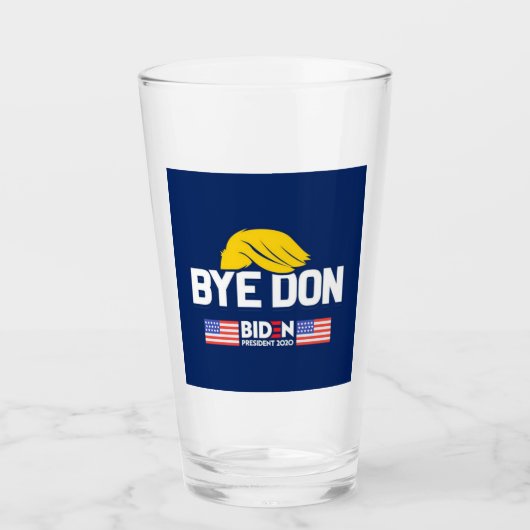 Verre Bye Don BIDEN 2020 Président HARRIS (Devant)