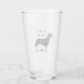 Verre Ça a été une longue journée Wine Dog Moms cadeaux (Dos)