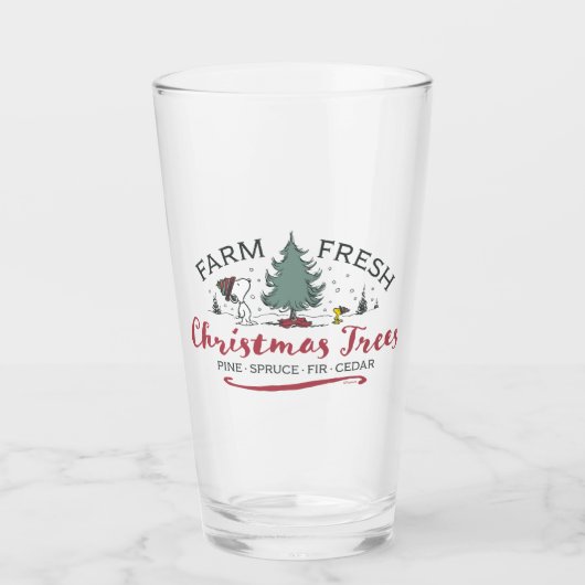 Verre cacahuètes | Arbres de Noël frais de ferme (Devant)