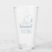 Verre cacahuètes | Canoë Snoopy & Woodstock (Dos)