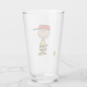 Verre cacahuètes | Charlie Brown Baseball Smile (Dos)