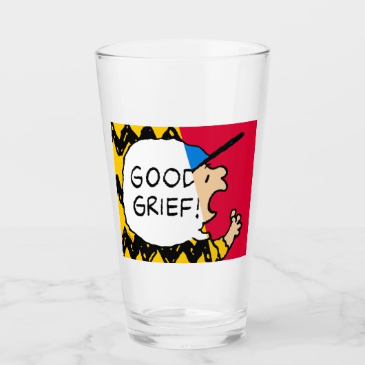 Verre cacahuètes | Charlie Brown Bon Grief Half & Half (Devant)