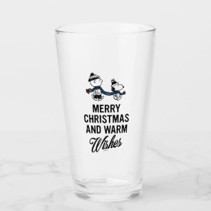 Verre cacahuètes Joyeux Noël Snoopy & Charlie Brown