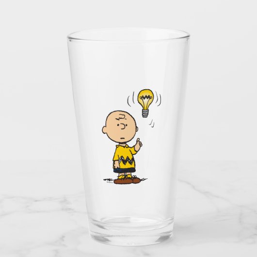 Verre cacahuètes | L'idée de l'ampoule de Charlie Brown (Devant)