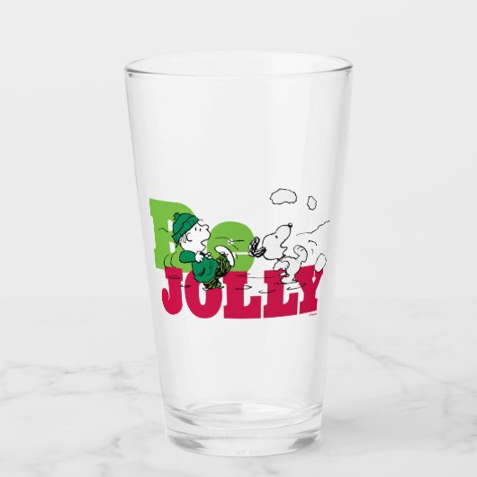 Verre cacahuètes | Linus & Snoopy Be Jolly (Devant)