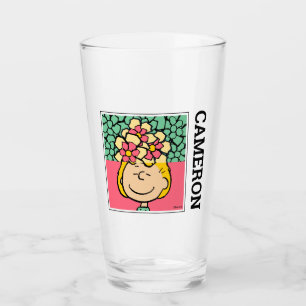 Verre cacahuètes Moitié et demi-fleurs Sally