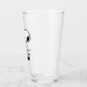 Verre cacahuètes | Noël Snoopy | Ajouter Votre Nom (Gauche)