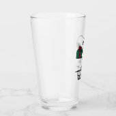 Verre cacahuètes | Noël Snoopy | Ajouter Votre Nom (Droite)