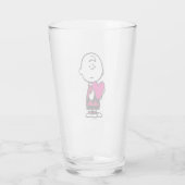 Verre cacahuètes | Saint Valentin | Heart Charlie Brown (Dos)