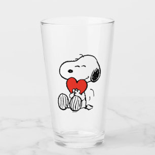 Verre cacahuètes   Saint Valentin   Snoopy Heart Hug