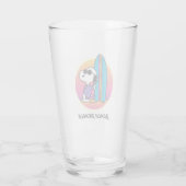 Verre cacahuètes | Snoopy Beach Beagle (Dos)