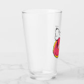 Verre cacahuètes | Snoopy Donut rose (Droite)