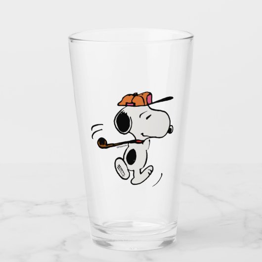 Verre cacahuètes | Snoopy Golf Swing (Devant)