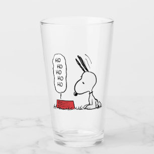Verre cacahuètes Snoopy Ho Ho Ho Plat alimentaire