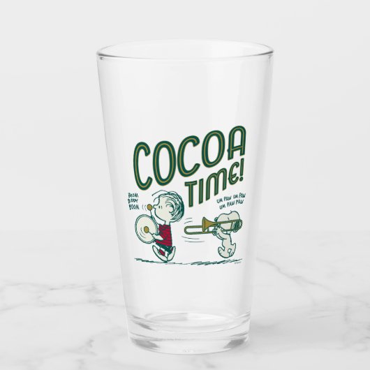 Verre cacahuètes | Snoopy & Linus Cocoa Time (Devant)