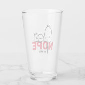 Verre cacahuètes | Snoopy Pas aujourd'hui (Dos)