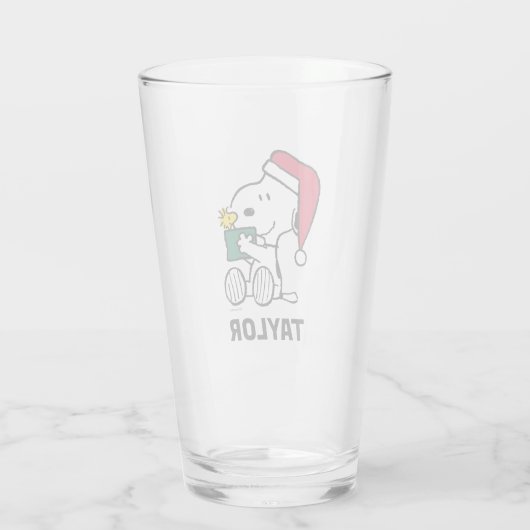 Verre cacahuètes | Snoopy Père Noël & Woodstock | Ajoute (Dos)
