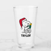 Verre cacahuètes | Snoopy Père Noël & Woodstock | Ajoute (Devant)