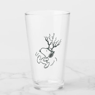 Verre cacahuètes   Snoopy Reindeer