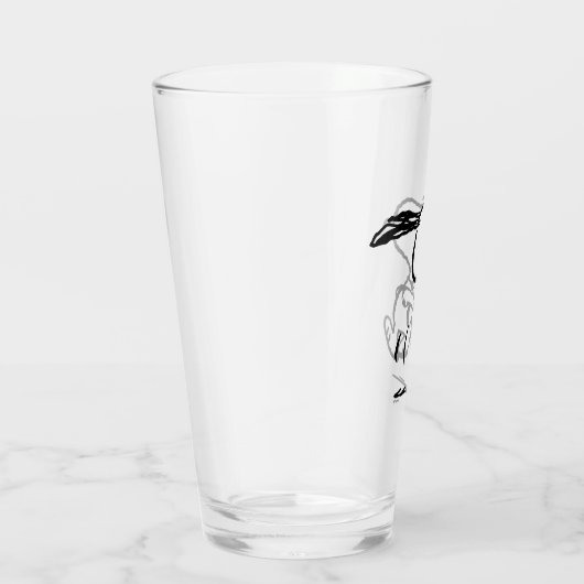 Verre cacahuètes | Snoopy Running (Droite)