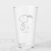 Verre cacahuètes | Snoopy Running (Dos)