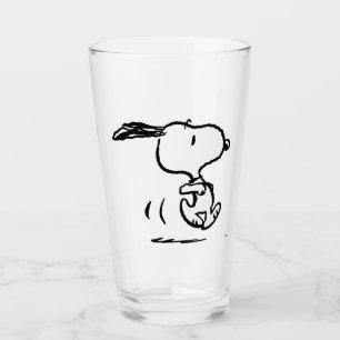 Verre cacahuètes Snoopy Running