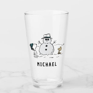Verre cacahuètes   Snoopy & Woodstock Snowman   Ajouter 