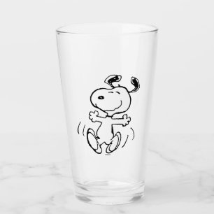 Verre cacahuètes   Une Danse Heureuse Snoopy