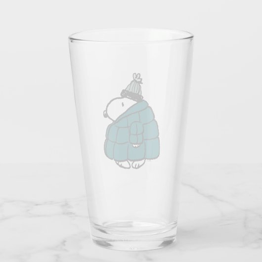 Verre cacahuètes | Veste Snoopy Winter Puffer (Dos)