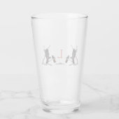 Verre Cacatoès noir Rouge-coupé la queue par forêt "L " (Dos)