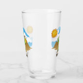 Verre Cactus avec bière (Gauche)