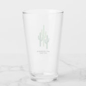 Verre Cactus du désert personnalisé Scottsdale (Dos)