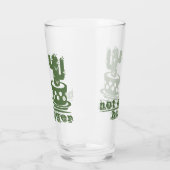 Verre Cactus Pas un gros cactus drôle dire (Gauche)