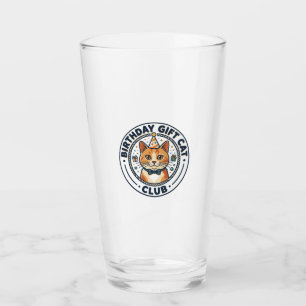 Verre Cadeau d'anniversaire Chat Amateur de Chat - Cadea