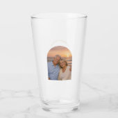 Verre Cadeau de 50e anniversaire de mariage personnalisé (Dos)
