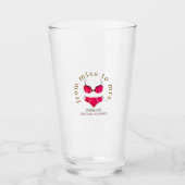 Verre Cadeau de douche de lingerie de Miss à Mme (Devant)