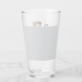 Verre Cadeau de fête du père pour papa - collage photo | (Dos)