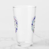 Verre Cadeau de la maman du monde floral de guirlande de (Gauche)