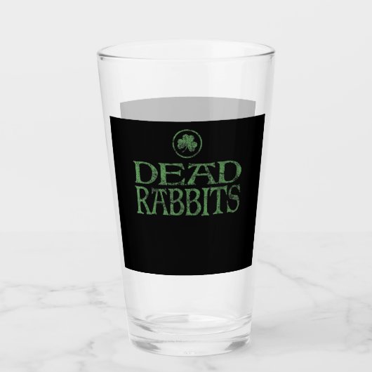 Verre Cadeau de lapin| Mort de lapins (Devant)