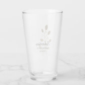 Verre Cadeau de mariage en or (Dos)