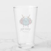 Verre Cadeau de mariage RPG Monogramme D20 (Dos)