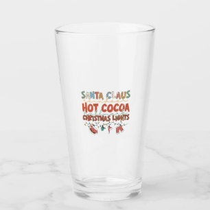 Verre Cadeau de Noël Père Noël Claus