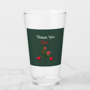 Verre Cadeau floral personnalisé et sur mesure