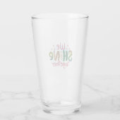 Verre Cadeau mariage Nous Brillons Ensemble (Dos)