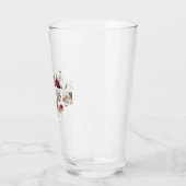 Verre Cadeau photo de collage moderne Fleurs de photos B (Gauche)